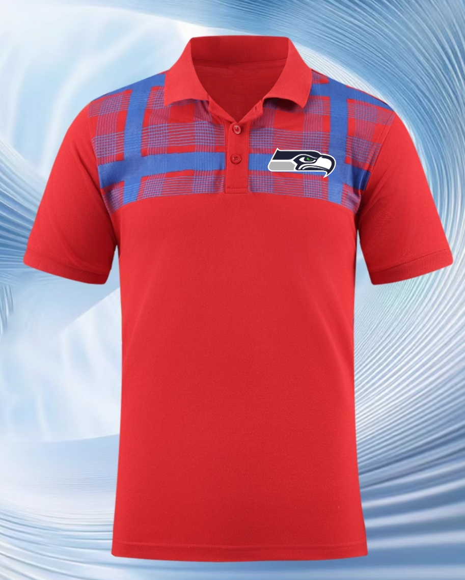 Seattle Seahawks Men 2025 NFL polo T shirt->nfl t-shirts->Sports Accessory